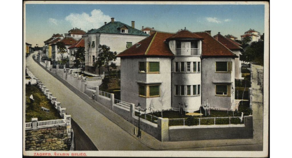 Ulica Benedikta Vinkovića (Švabin brijeg na Šalati) oko 1920. godine